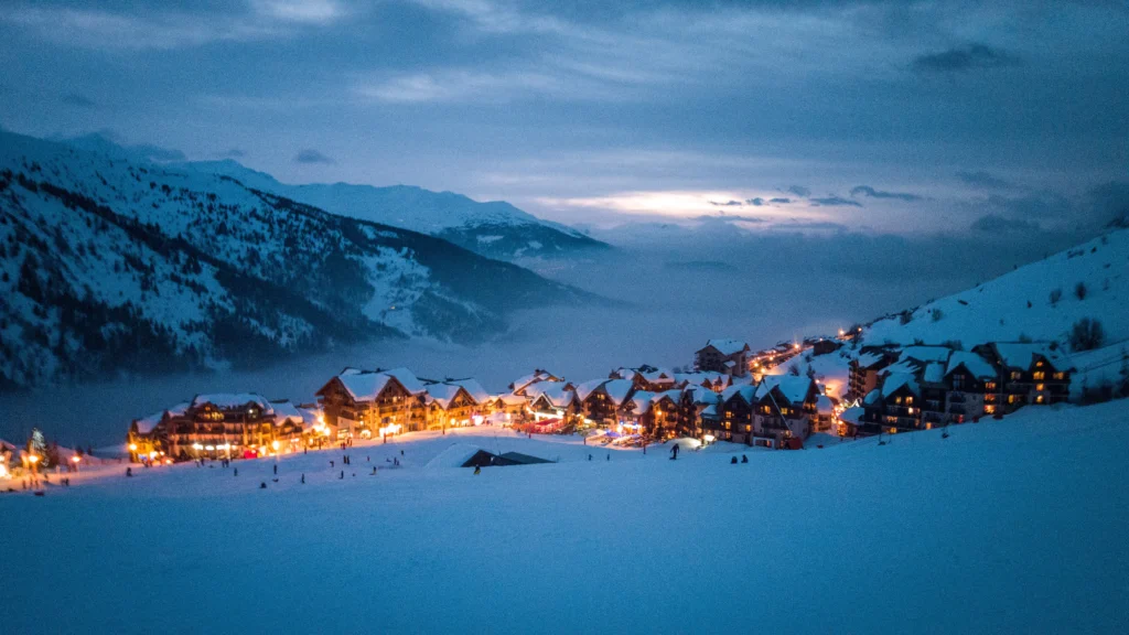 alpes hiver valmeinier france